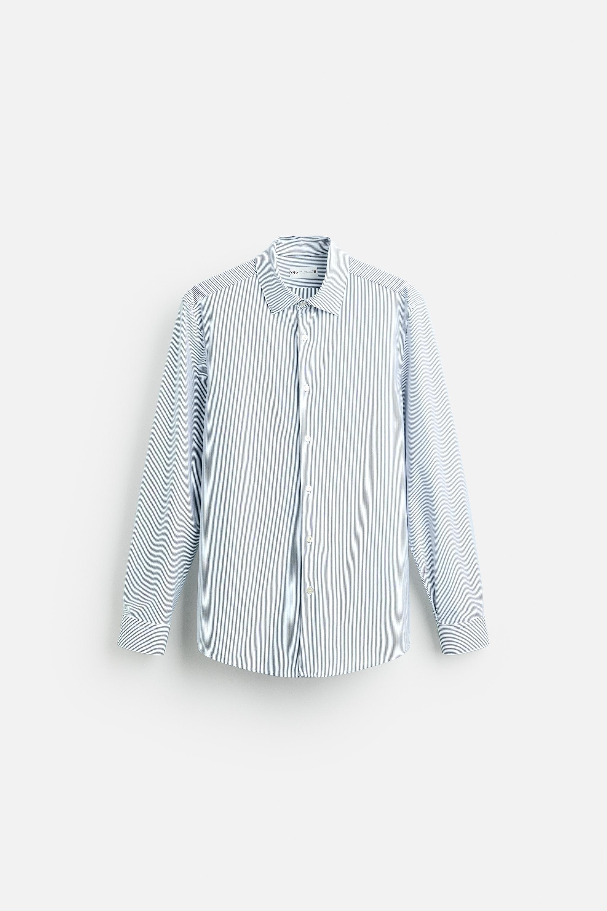 STRIPED STRETCH SHIRT Product Image