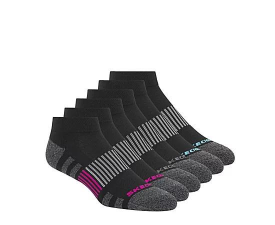 Skechers Womens Work Quarter Socks 6 Pairs Product Image