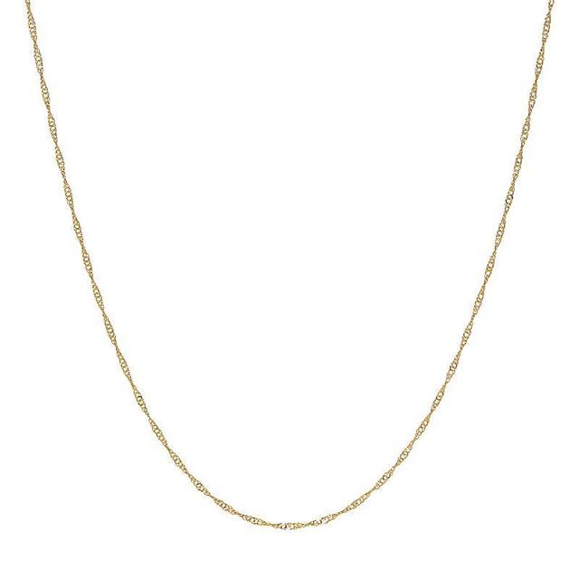 1928 Gold Tone Twisted Chain Necklace, Womens, Yellow Product Image