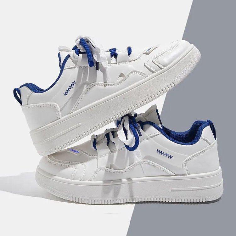 Two Tone Platform Sneakers Product Image