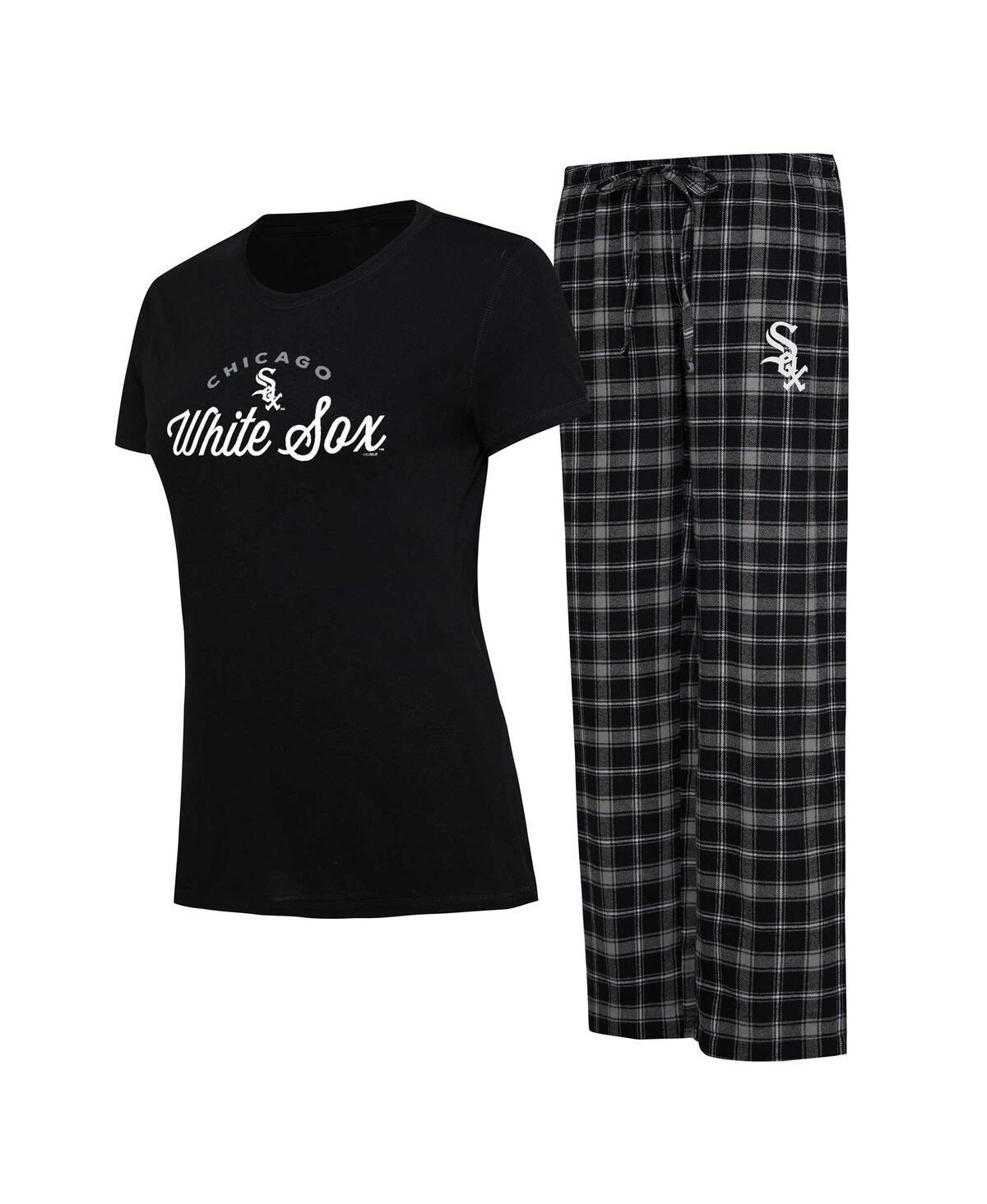 Womens Concepts Sport /Gray Chicago White Sox Arctic T-Shirt & Flannel Pants Sleep Set Product Image