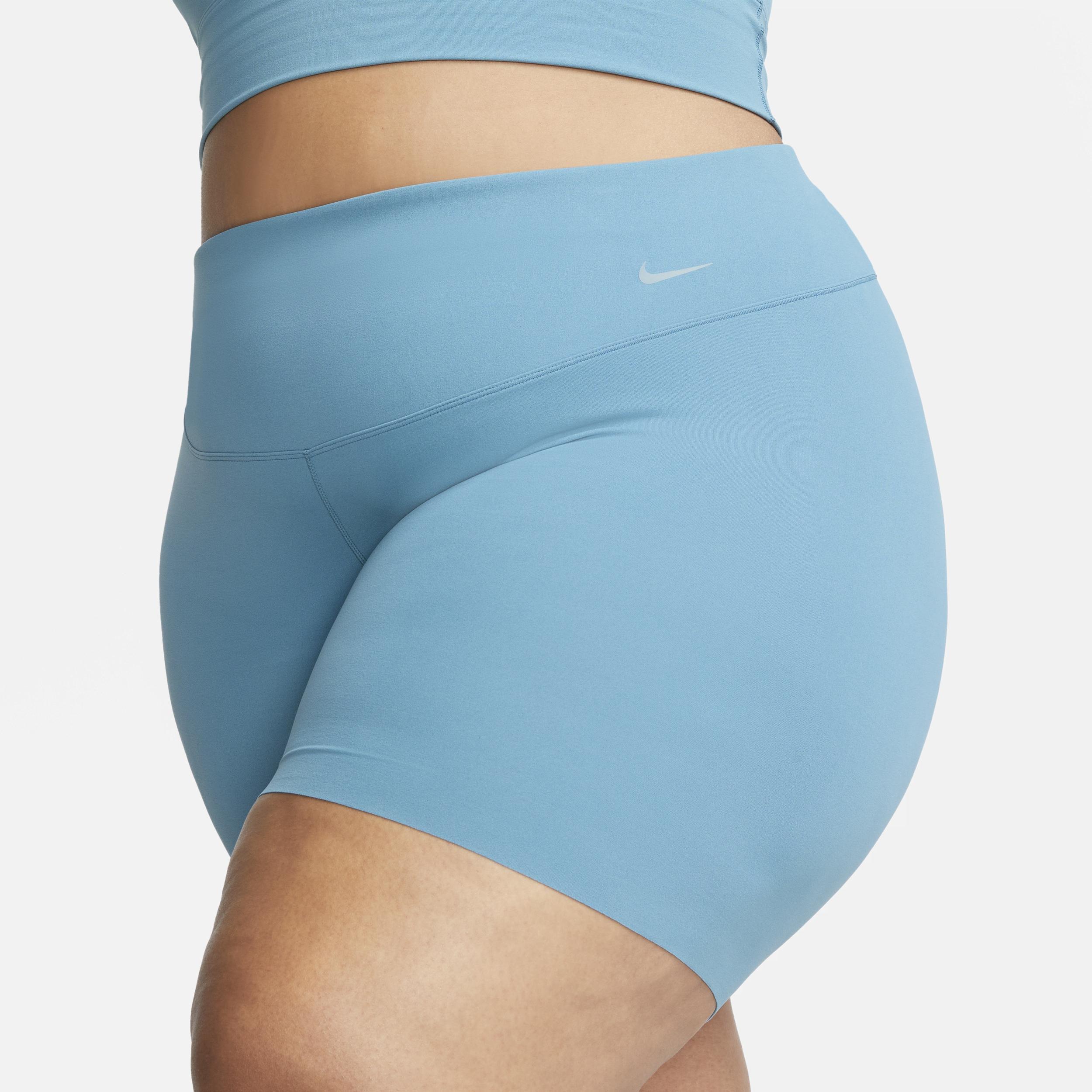 Nike Womens Zenvy Gentle-Support High-Waisted 8 Biker Shorts (Plus Size) Product Image