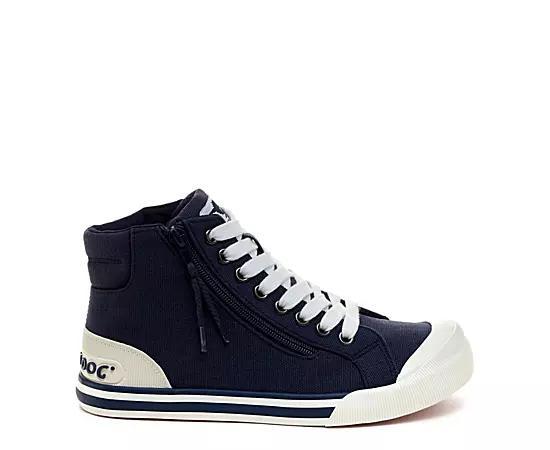 Rocket Dog Jazzinhi Womens High Top Sneakers Blue Product Image