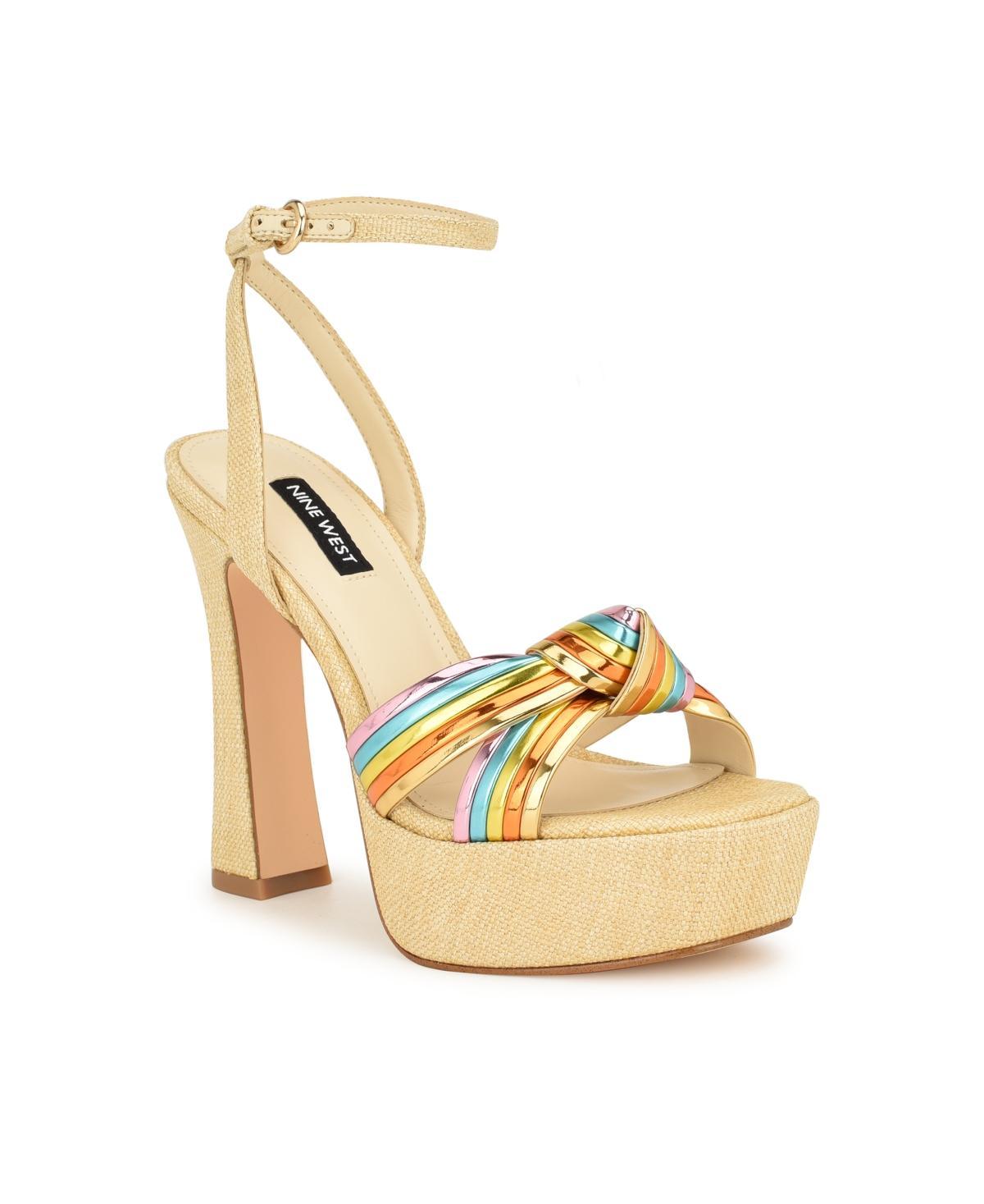 Nine West Irna Ankle Strap Platform Sandal Product Image