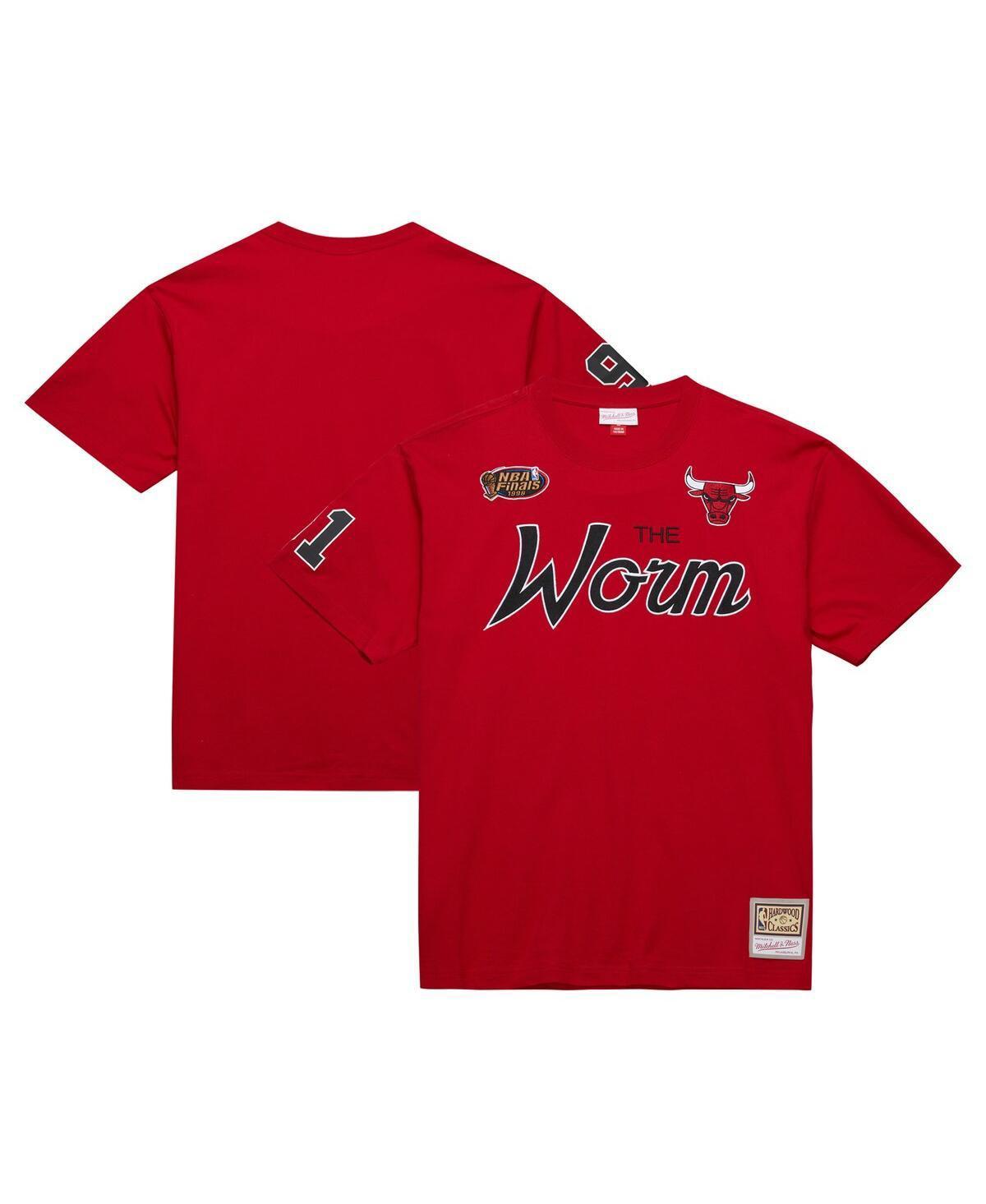 Mens Mitchell & Ness Dennis Rodman Chicago Bulls Premium Nickname T-Shirt Product Image