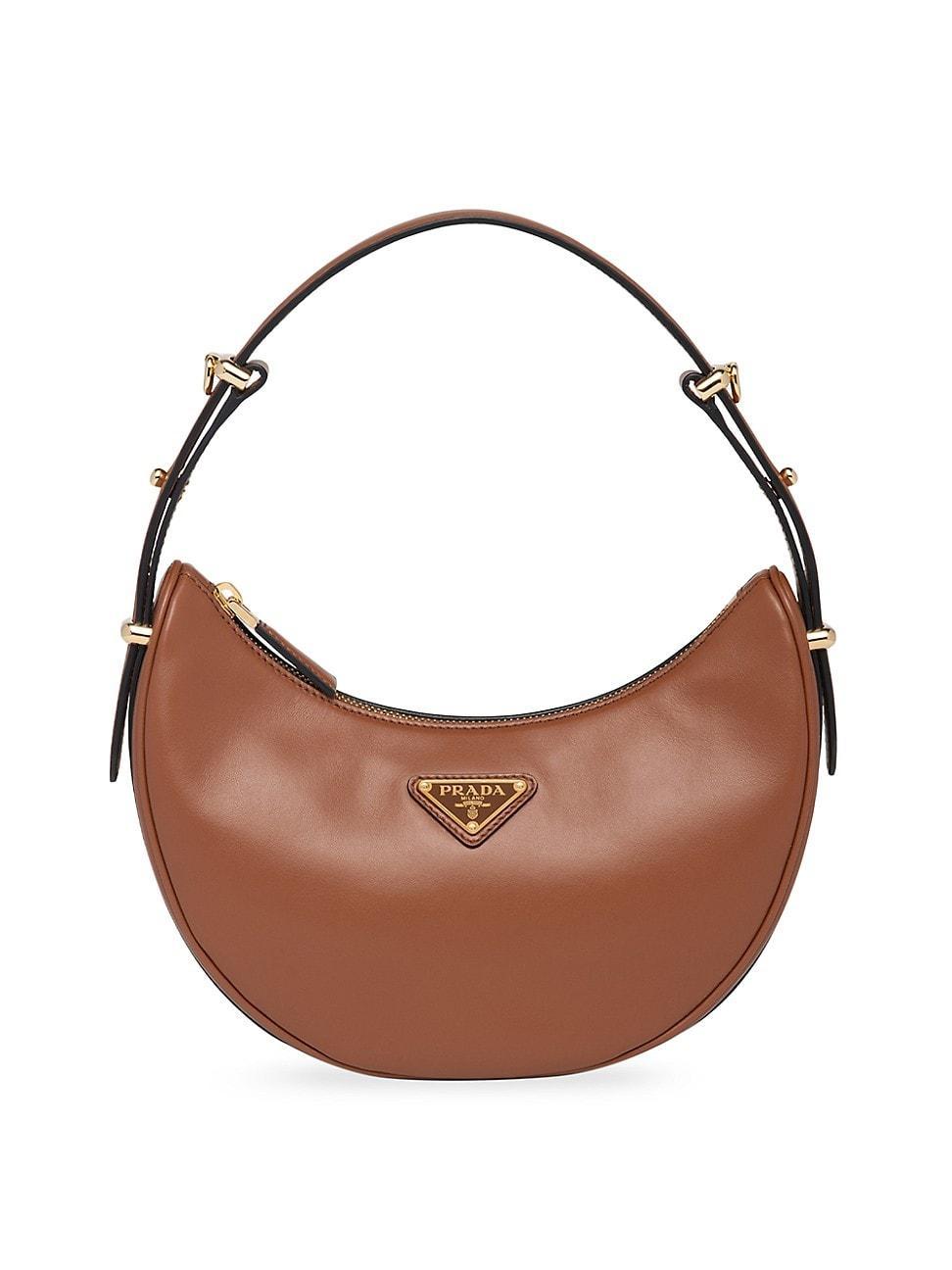 Womens Arqu Leather Shoulder Bag Product Image