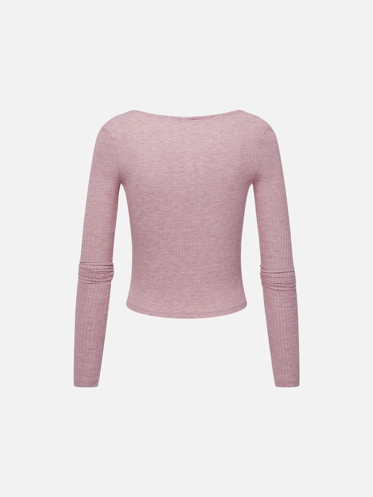 Aelfric Eden Solid Ribbon Long Sleeve Female Product Image