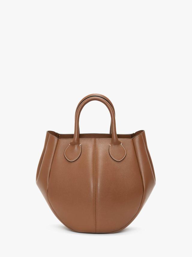 SMALL PUNCH TOTE - LEATHER SHOULDER BAG in brown | JW Anderson US  Product Image