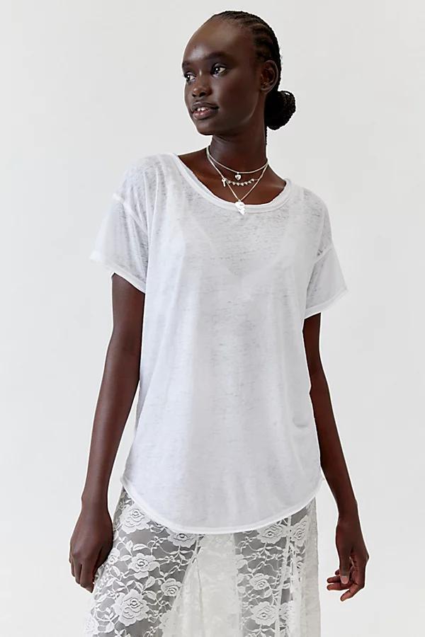 Out From Under Verona Burnout Tee Womens at Urban Outfitters Product Image