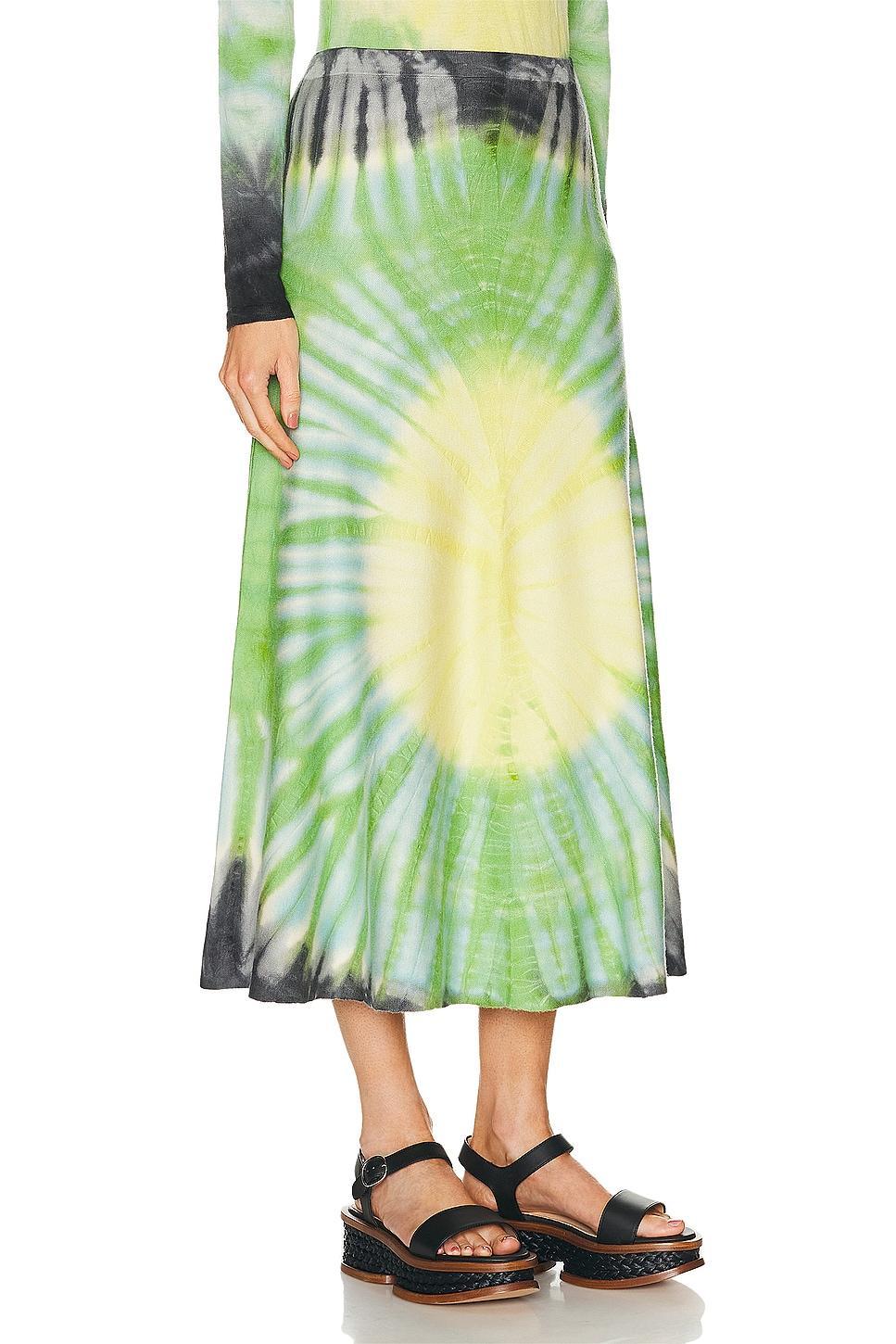 Gabriela Hearst Olive Skirt Green. (also in M, S). Product Image