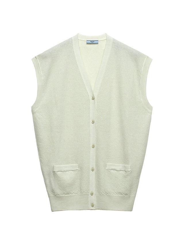 Womens Cashmere Vest Top Product Image