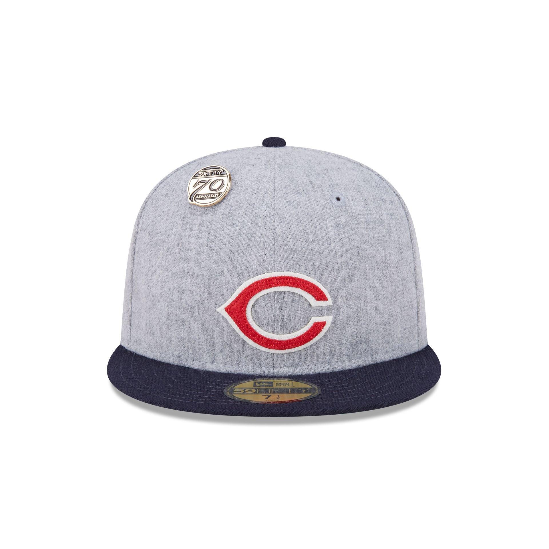 Cleveland Guardians 70th Anniversary Gray 59FIFTY Fitted Hat Male Product Image