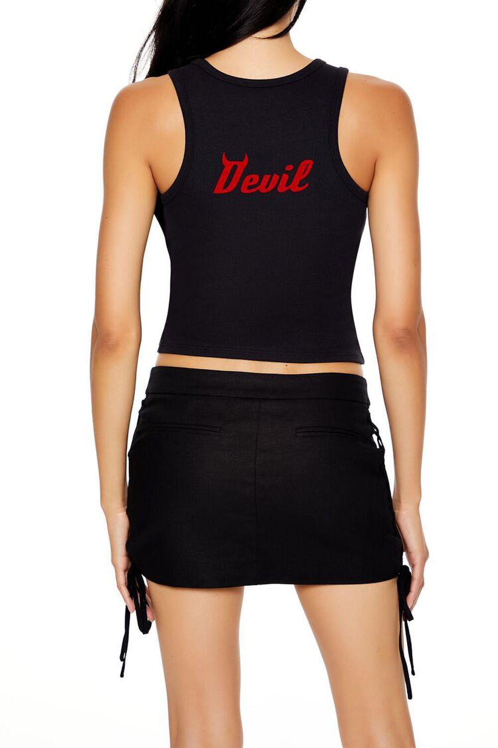 Angel Devil Cropped Tank Top | Forever 21 Product Image