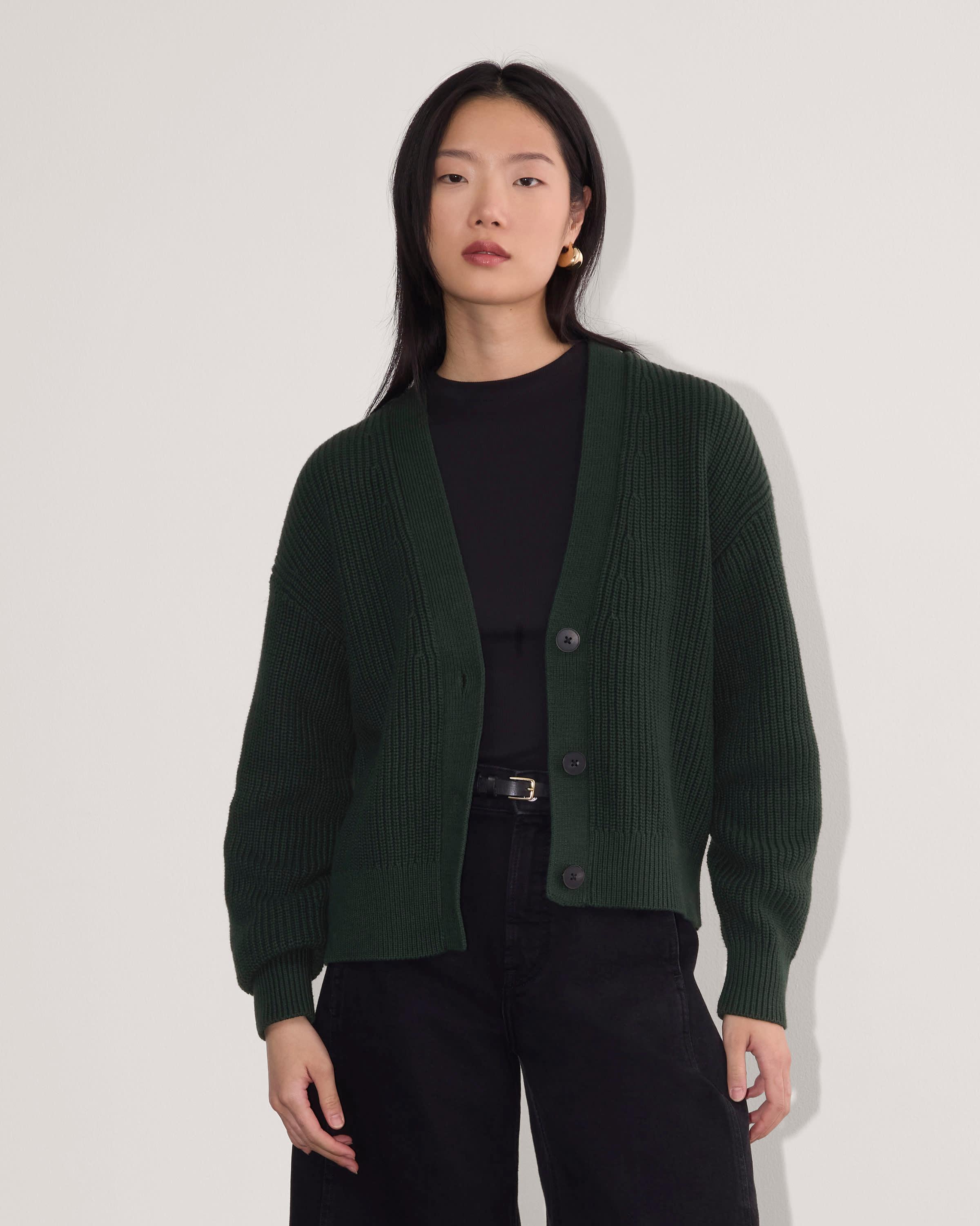 The Boxy Cardigan in Everyday Cotton product image