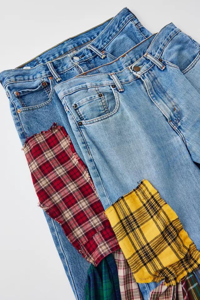 Urban Renewal Remade Drippy Flannel Jean Product Image