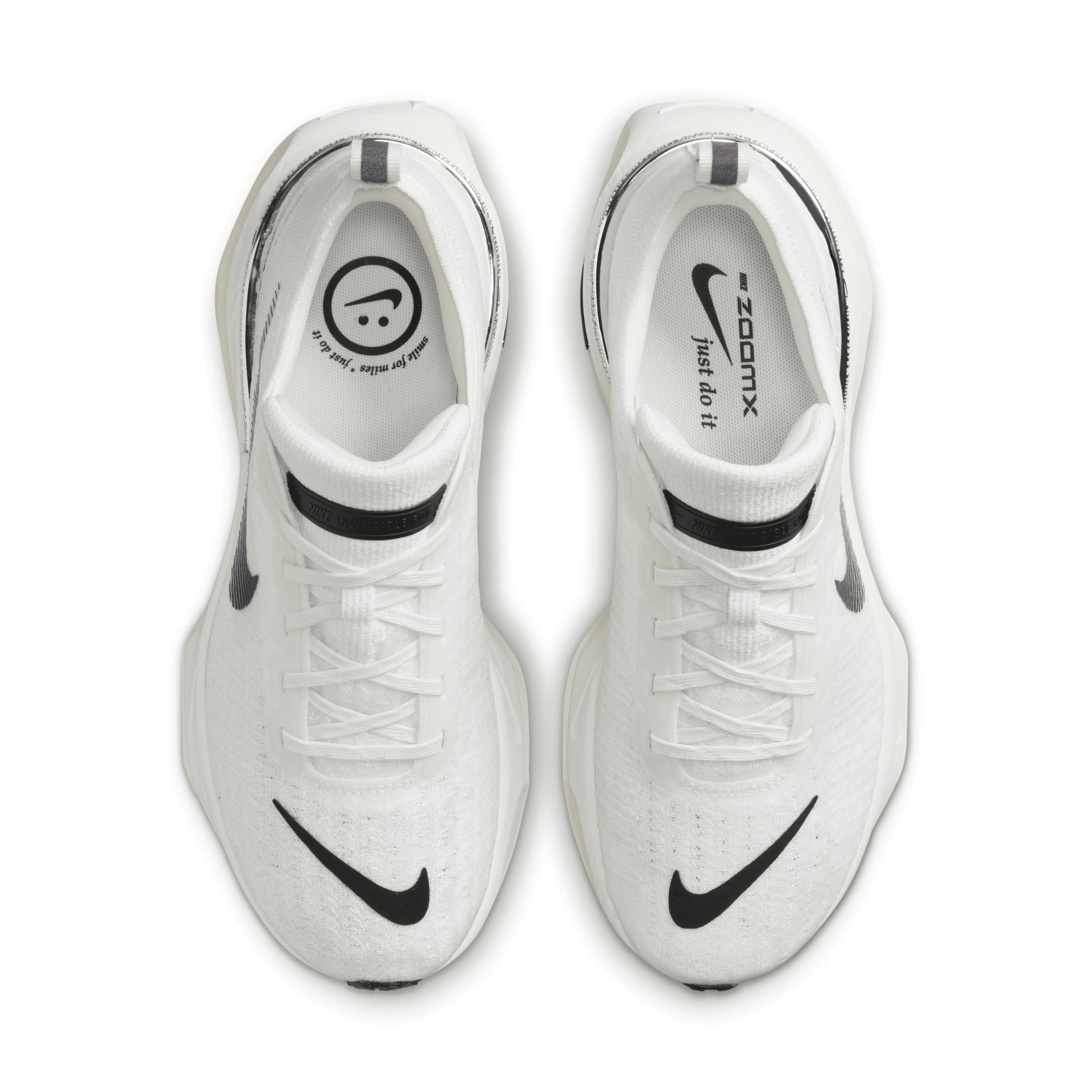 Nike Womens Nike ZoomX Invincible Run Flyknit 3 - Womens Shoes Summit White/Black/Sail Product Image