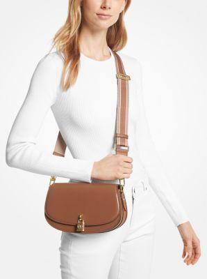 Mila Medium Leather Messenger Bag Product Image