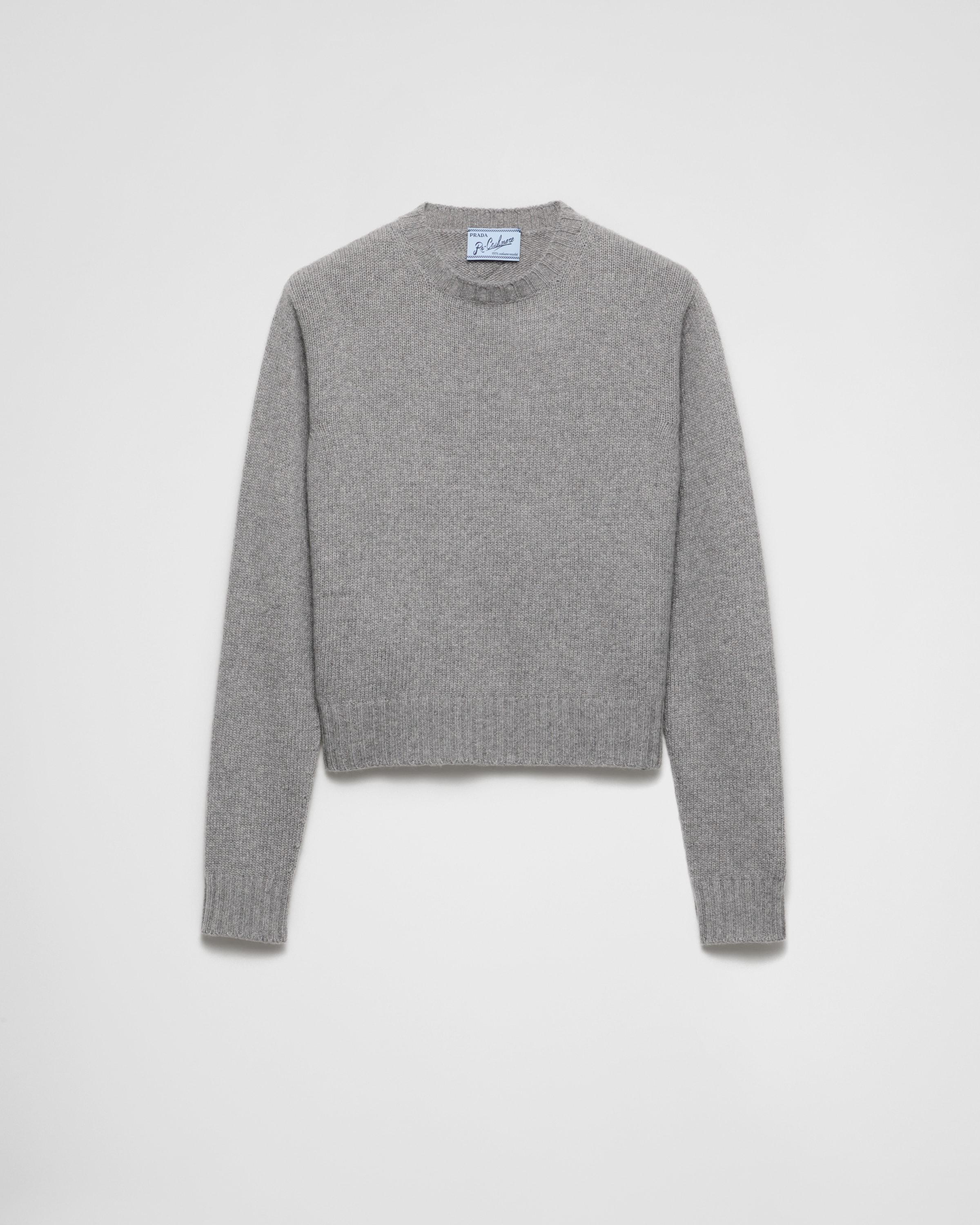 Ribbed knit Re-Cashmere sweater product image