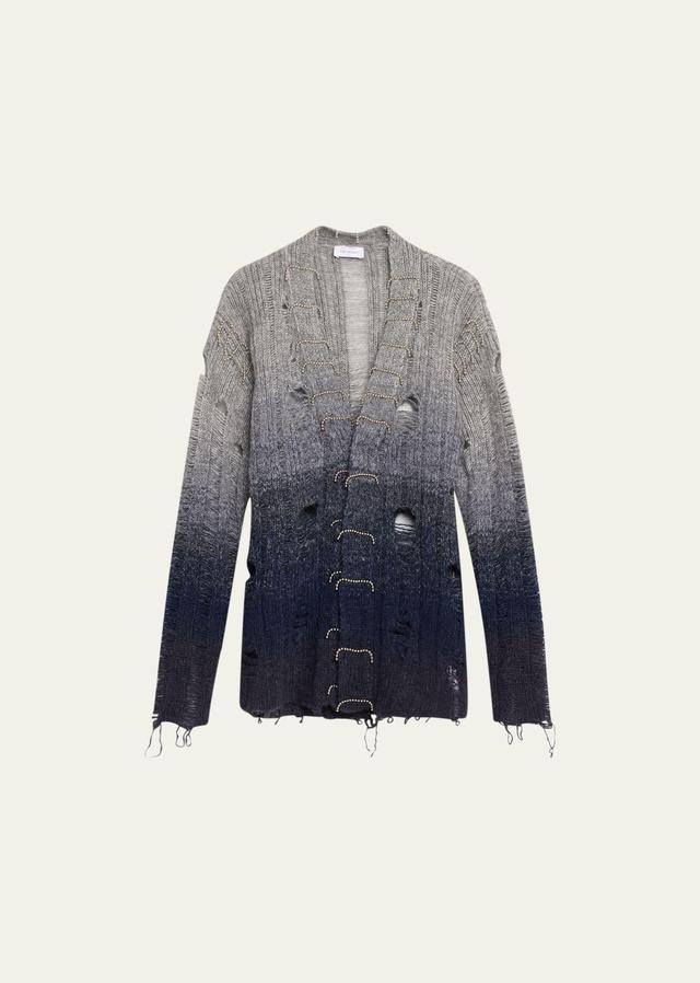 Off-White Punk Dgrad Mohair Cardigan Product Image