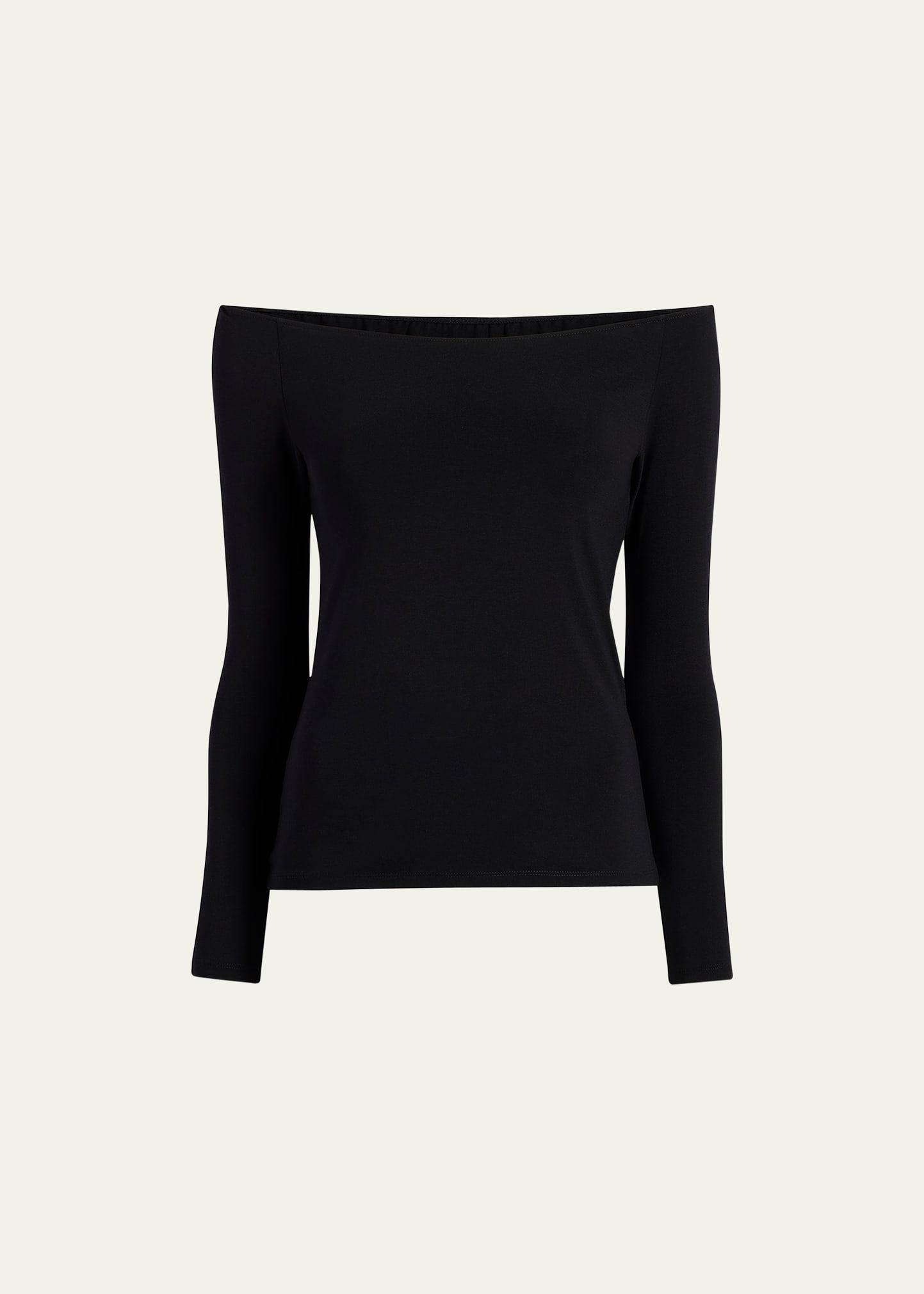 Leotard Off-Shoulder Cotton Top Product Image