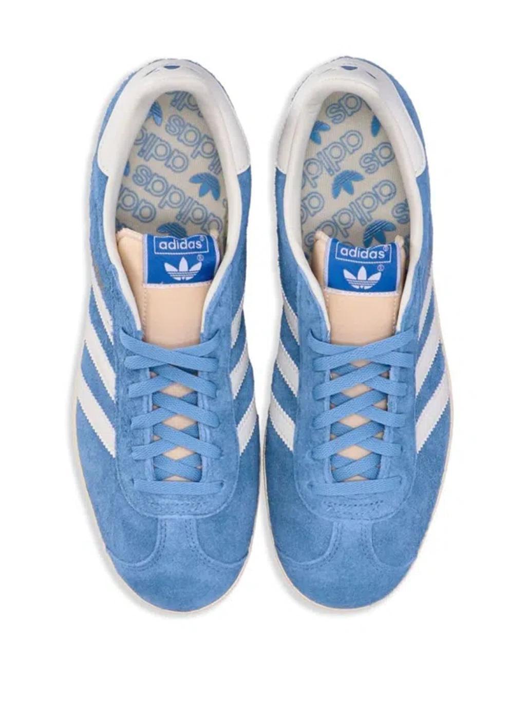 ADIDAS ORIGINALS Adidas Gazelle Lightblue/owhite/crewht Shoes In Blue Product Image