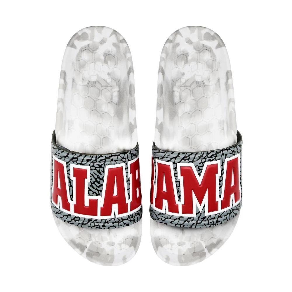 NCAA Alabama Crimson Tide Slydr Pro White Sandals M11/W13 Product Image