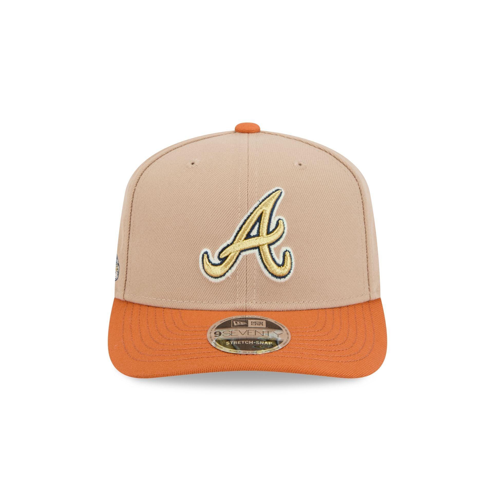 Atlanta Braves Sandy Rust 9SEVENTY Snapback Hat Male Product Image