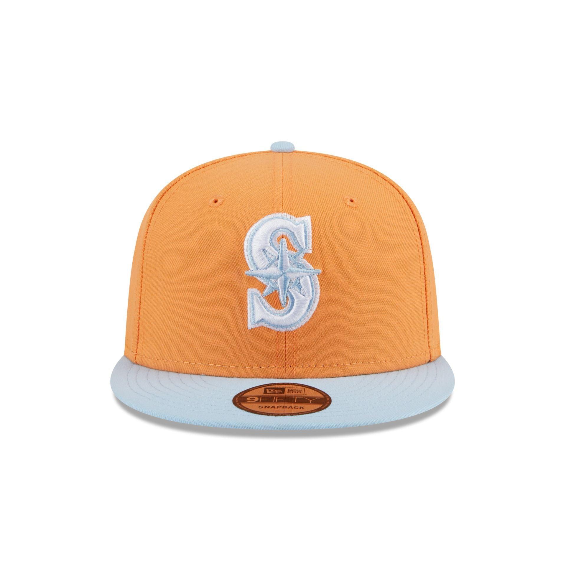 Seattle Mariners Color Pack Orange Glaze 9FIFTY Snapback Hat Male Product Image