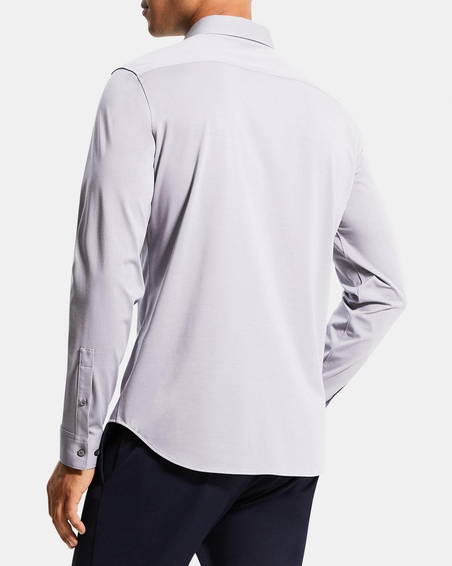 Tailored Shirt in Structure Knit Product Image