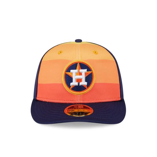 Houston Astros 2024 Batting Practice Low Profile 59FIFTY Fitted Hat Male Product Image