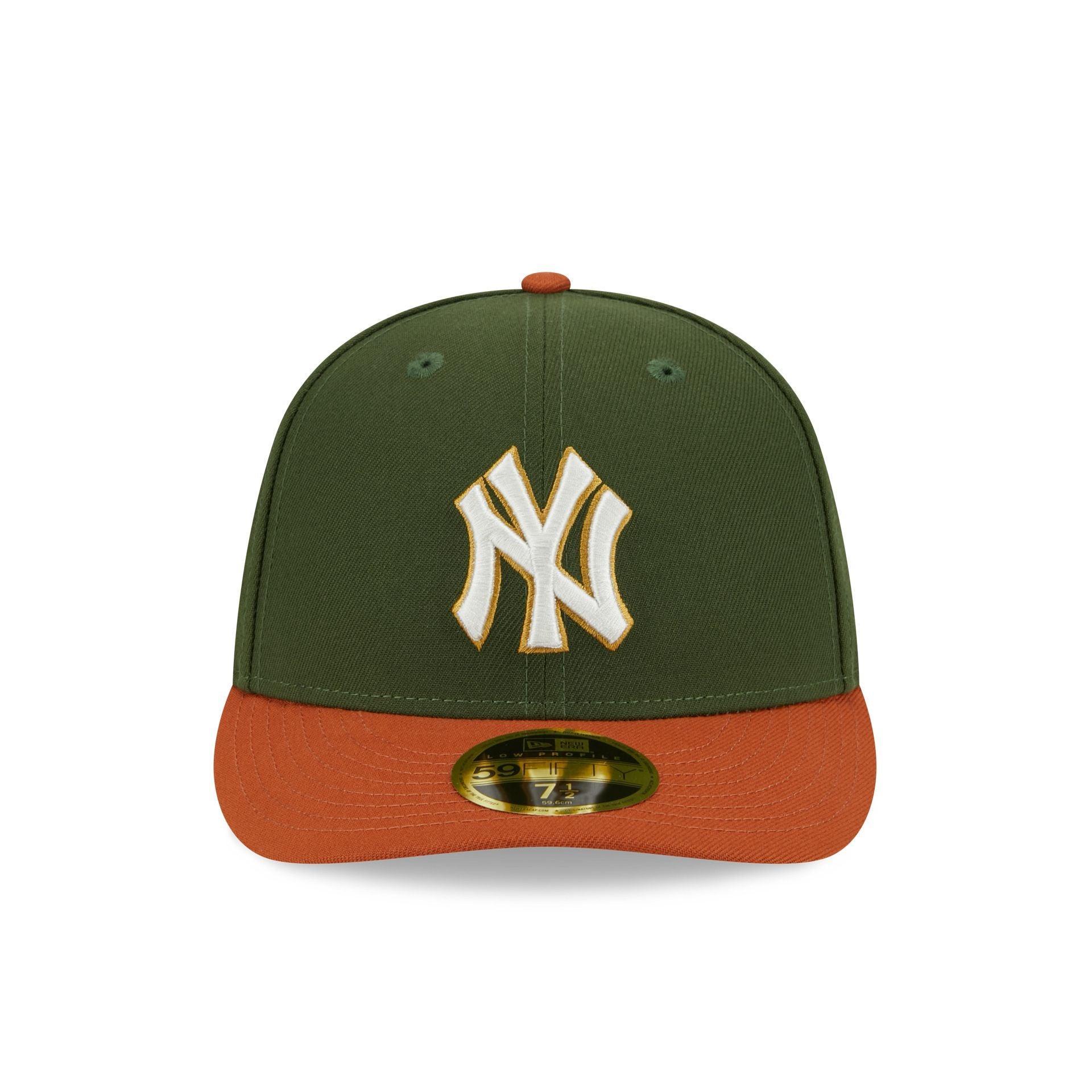 New York Yankees Scarlet Low Profile 59FIFTY Fitted Hat Male Product Image