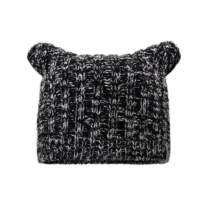 Melange Knit Beanie Product Image