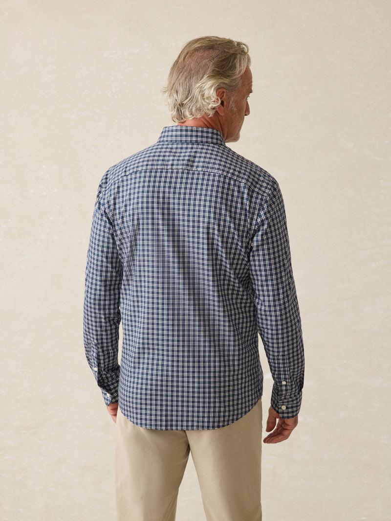 Movement™ Shirt - Navy White Check Product Image