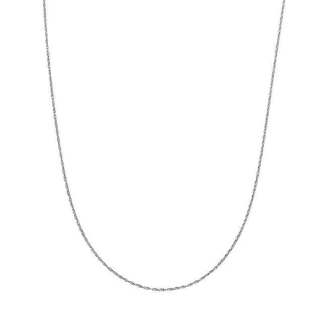 Traditions Jewelry Company Sterling Silver Chain Necklace - 18-in., Womens Grey Product Image