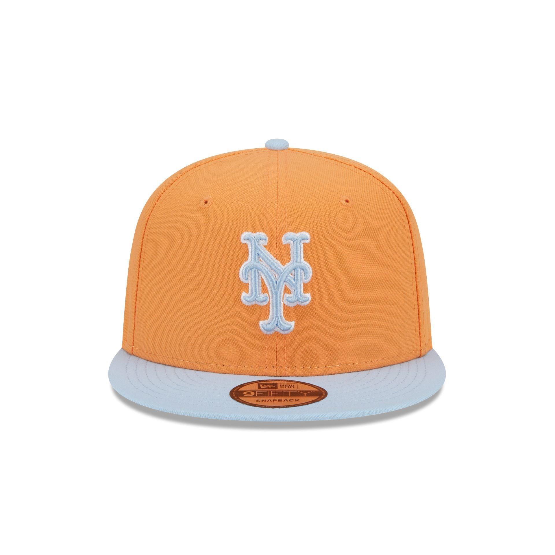 New York Mets Color Pack Orange Glaze 9FIFTY Snapback Hat Male Product Image