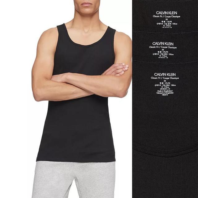 Mens Calvin Klein 3-pack Tank Black Product Image