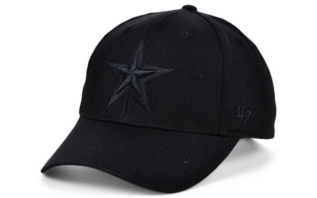 47 Brand Mens Dallas Cowboys Black & Black Mvp Cap Black Product Image