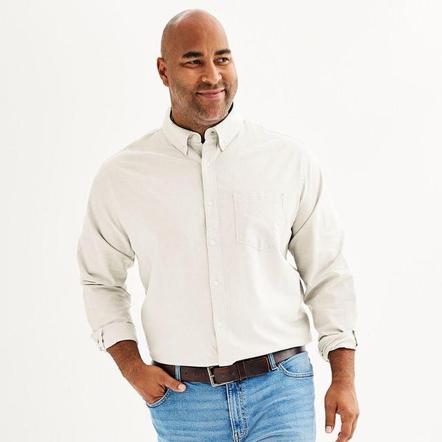 Big & Tall Sonoma Goods For Life Perfect Length Button-Down Shirt, Mens Product Image