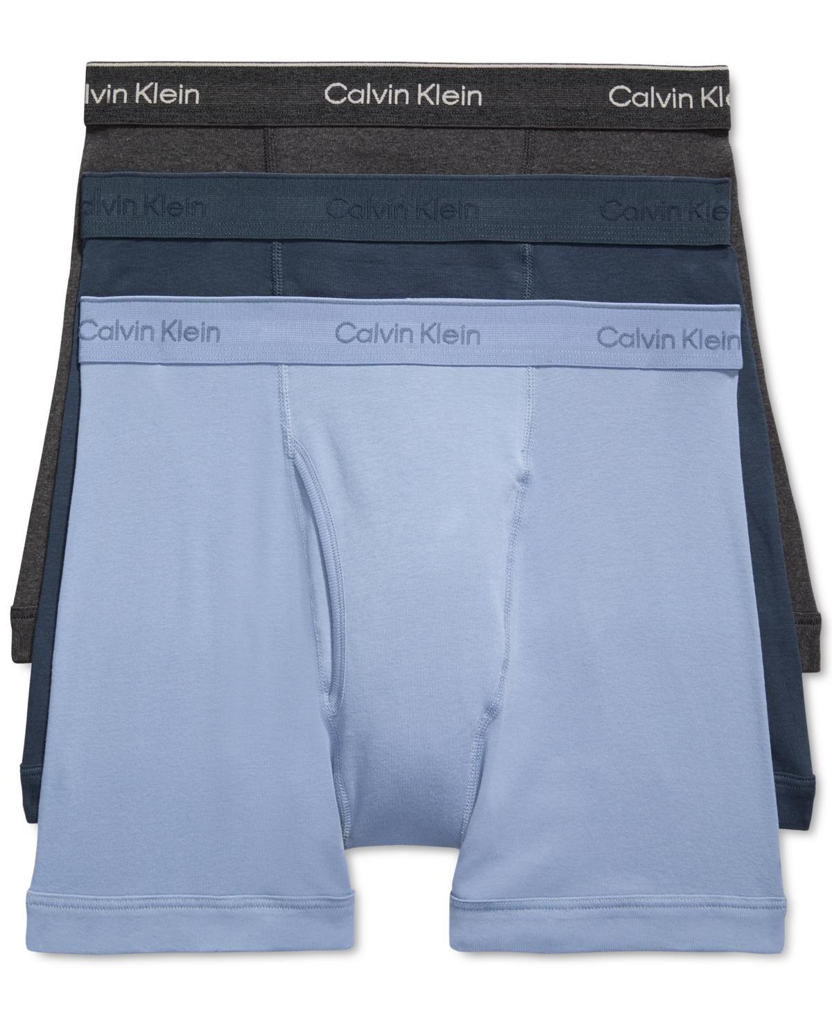 Mens Calvin Klein 3-Pack Cotton Classics Boxer Briefs Product Image