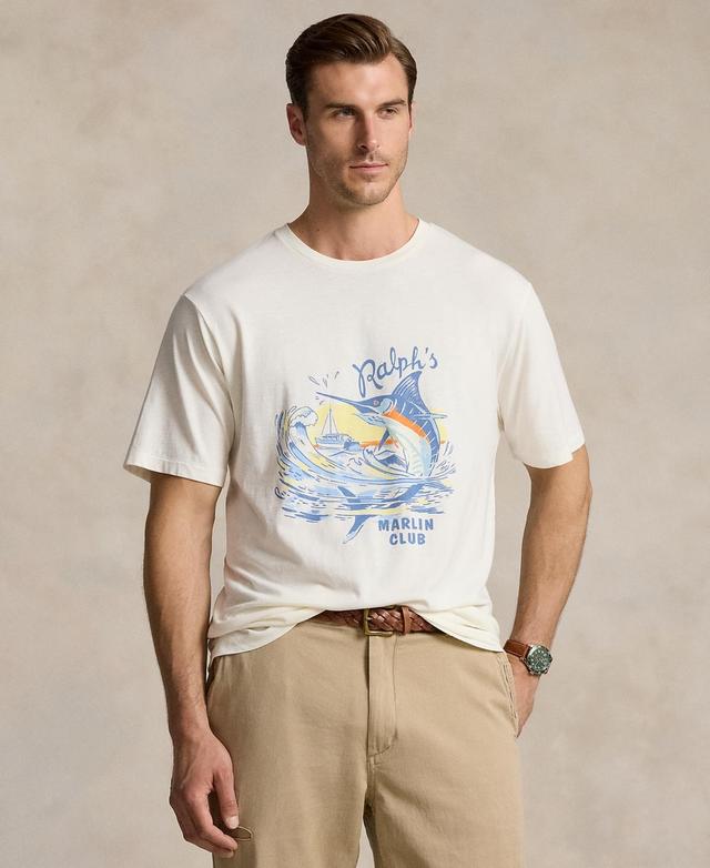 Polo Ralph Lauren Mens Big & Tall Slub Jersey Graphic T-Shirt Product Image