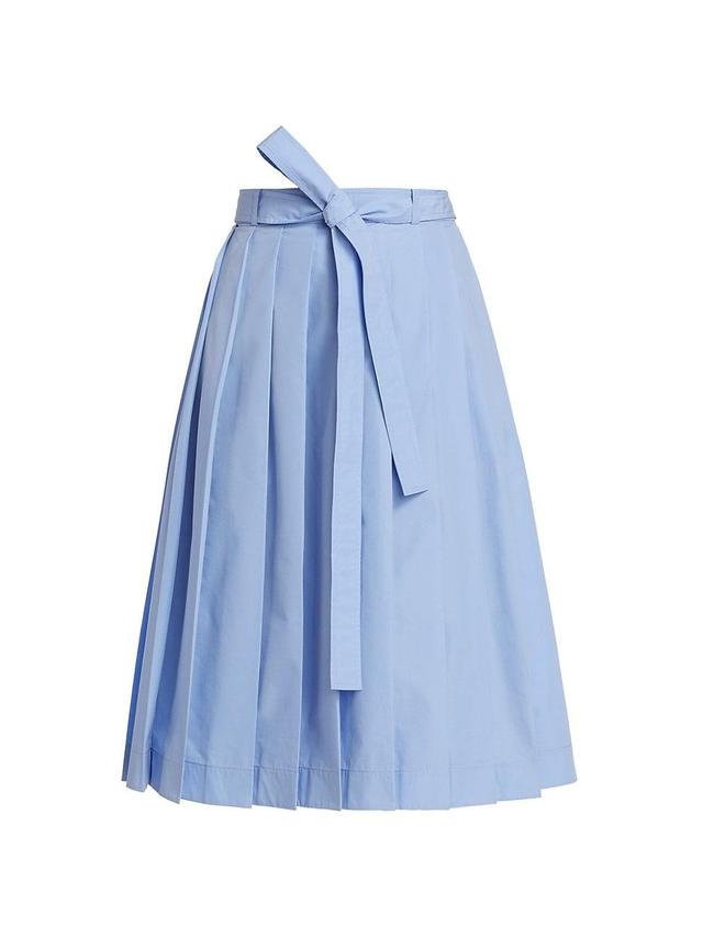 Womens Knife-Pleated A-Line Skirt Product Image