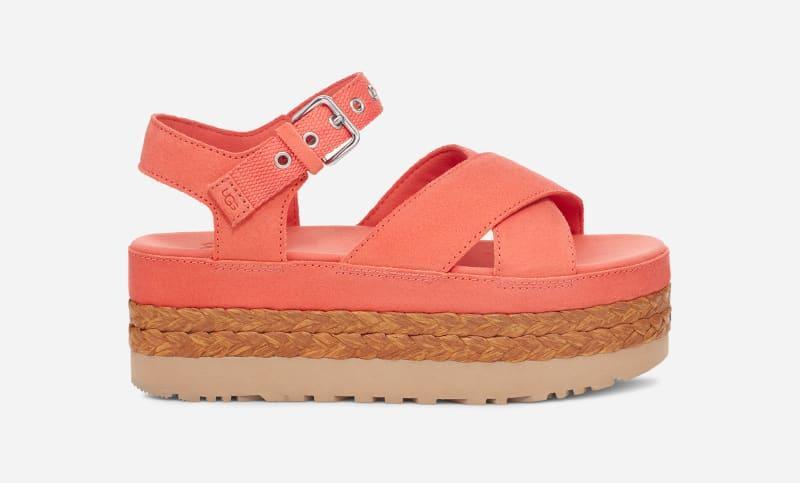 UGG Womens Aubrey Ankle Suede/Textile/Recycled Materials Sandals Product Image