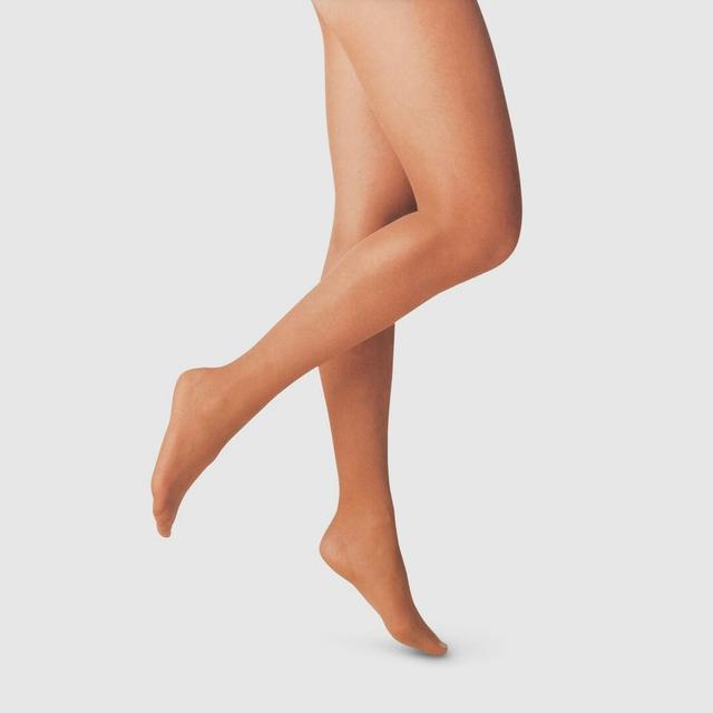 Women's 20D Sheer Tights - A New Day™ Caramel S/M Product Image