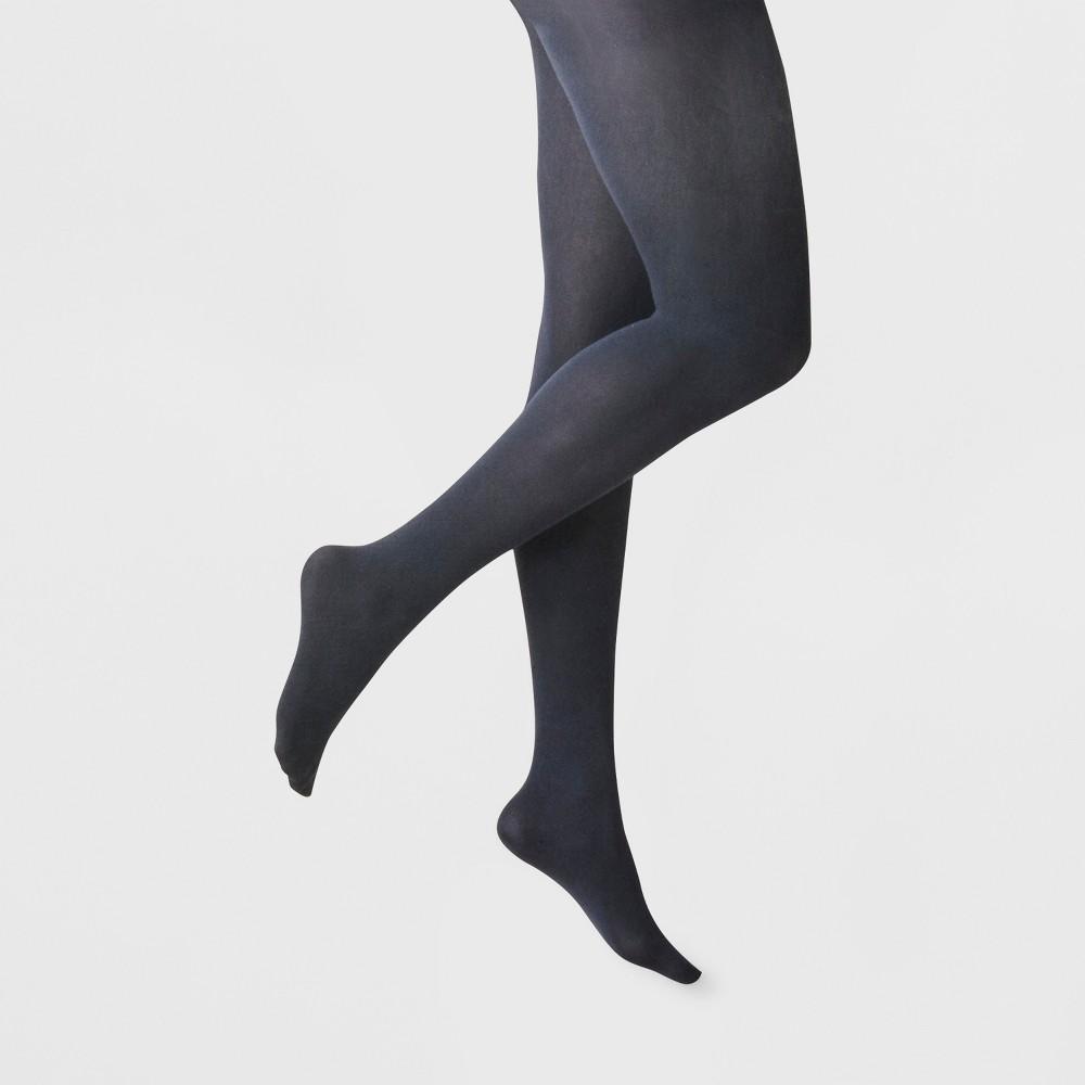 Womens Plus Size 50D Opaque Tights - A New Day Product Image