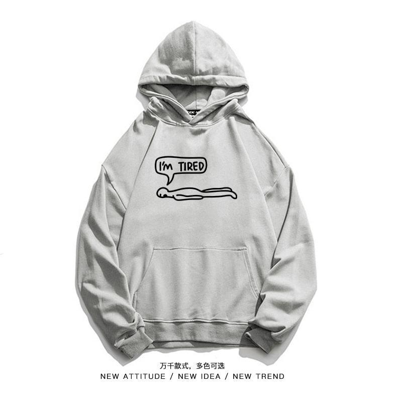 Cartoon Print Hoodie Product Image