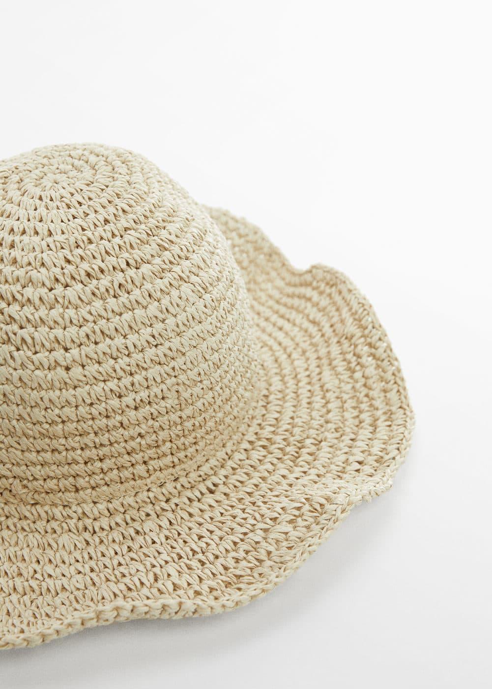 MANGO - Natural fiber hat - One size - Women Product Image