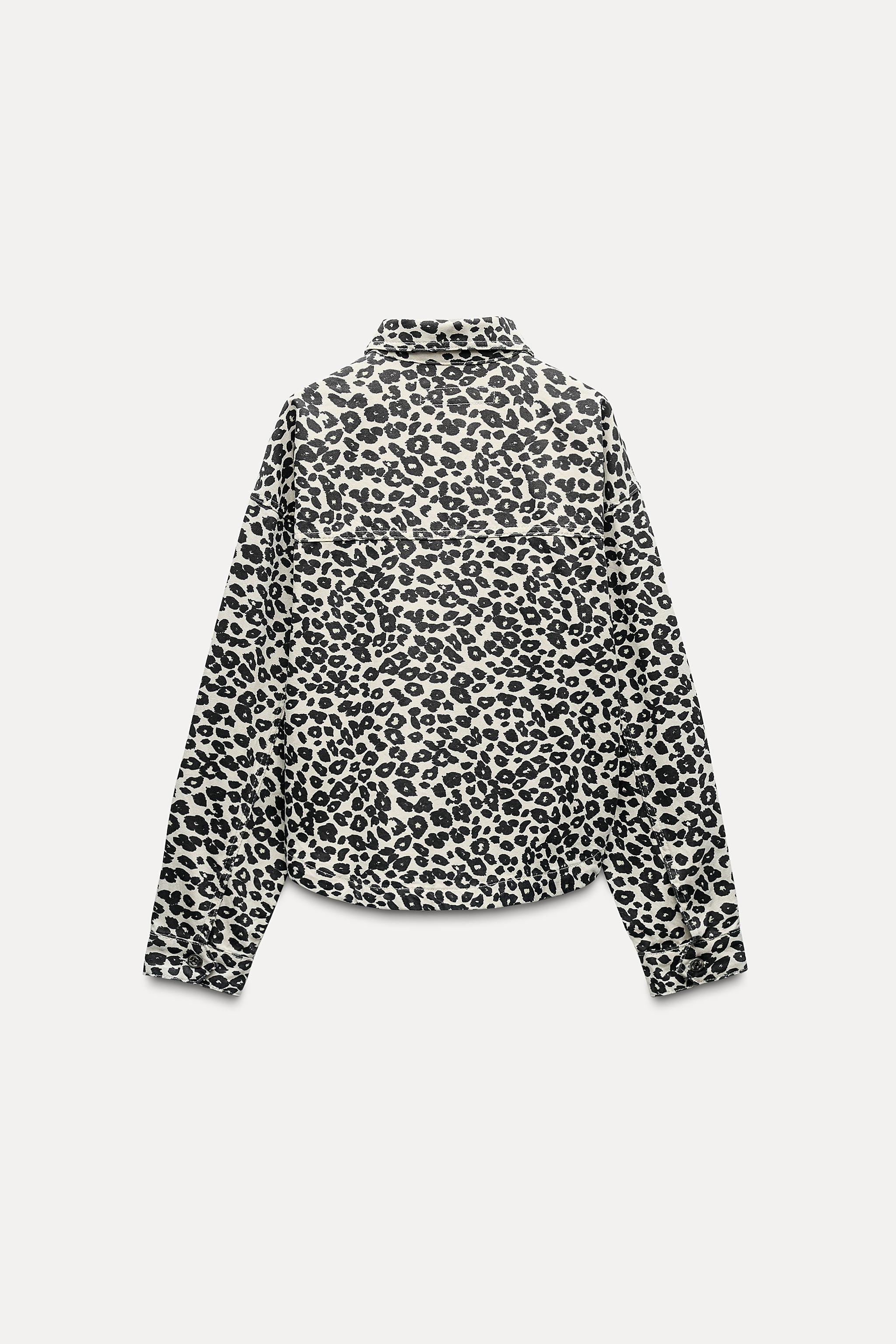 Z1975 DENIM ANIMAL PRINT JACKET Product Image