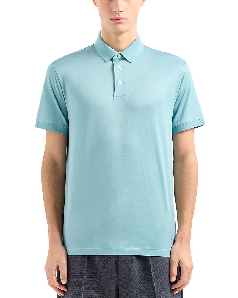 Mens Jersey Polo Shirt Product Image