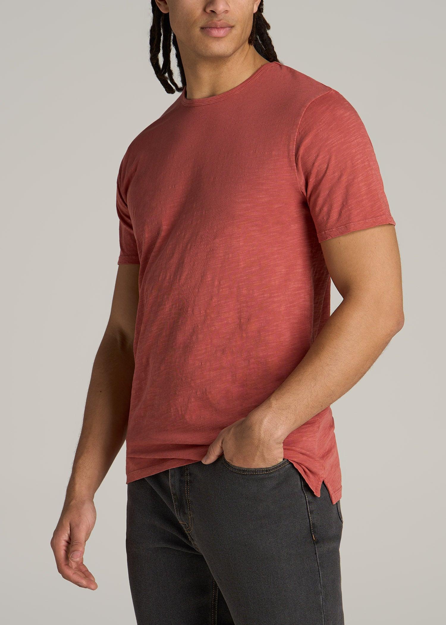 REGULAR-FIT Slub Tee in Charcoal - Tall Men's Shirts Male Product Image