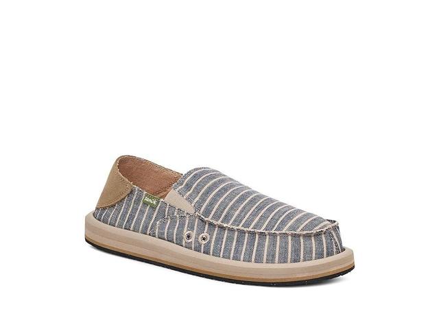 Sanuk Donny Linen Stripe) Men's Shoes Product Image